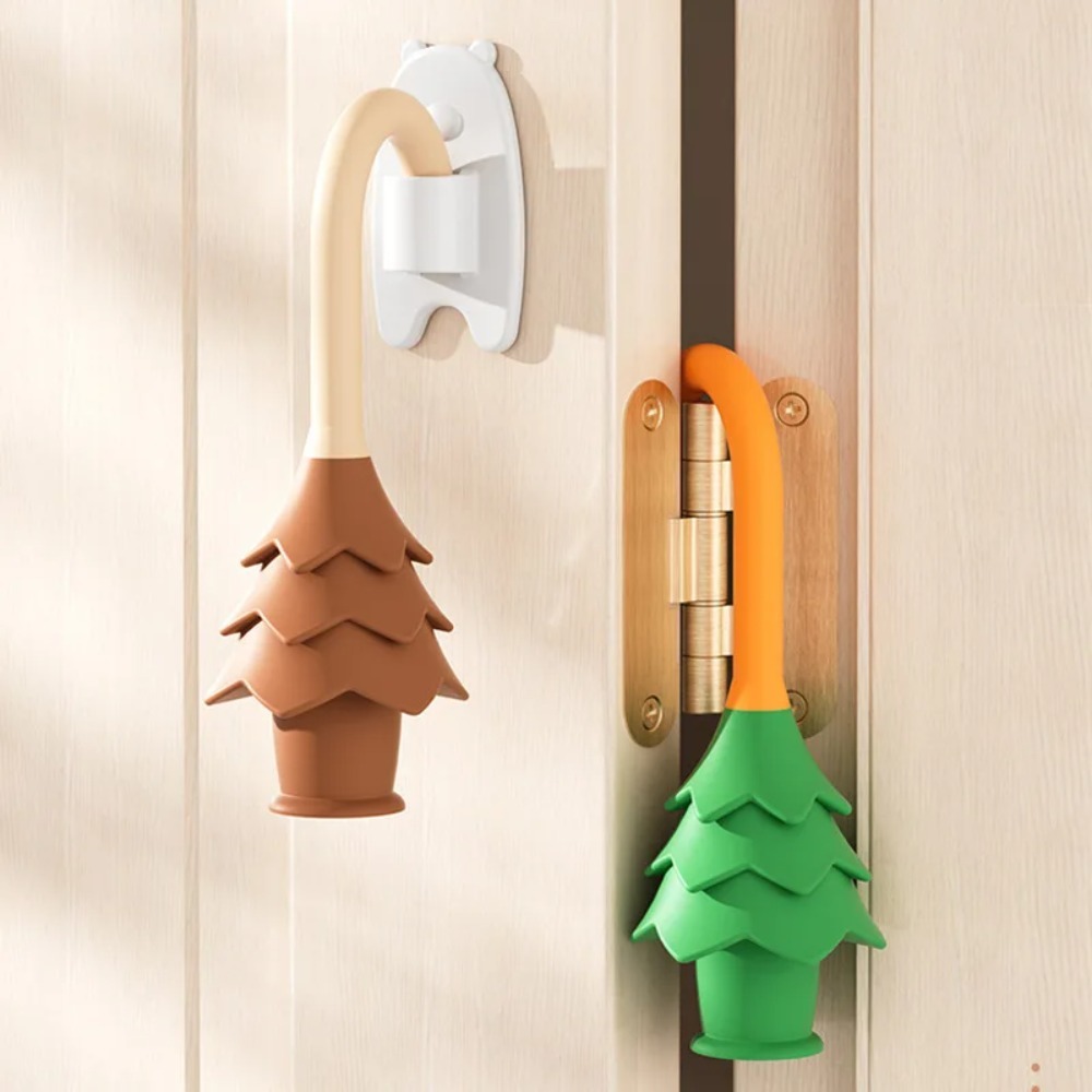Door Stopper Rubber - 2026年式子供安全挟み込み防止ハンドドアロッククランプ吊り下げ式ドアストッパーカードタイプ - 開閉防止で安全性を高めます