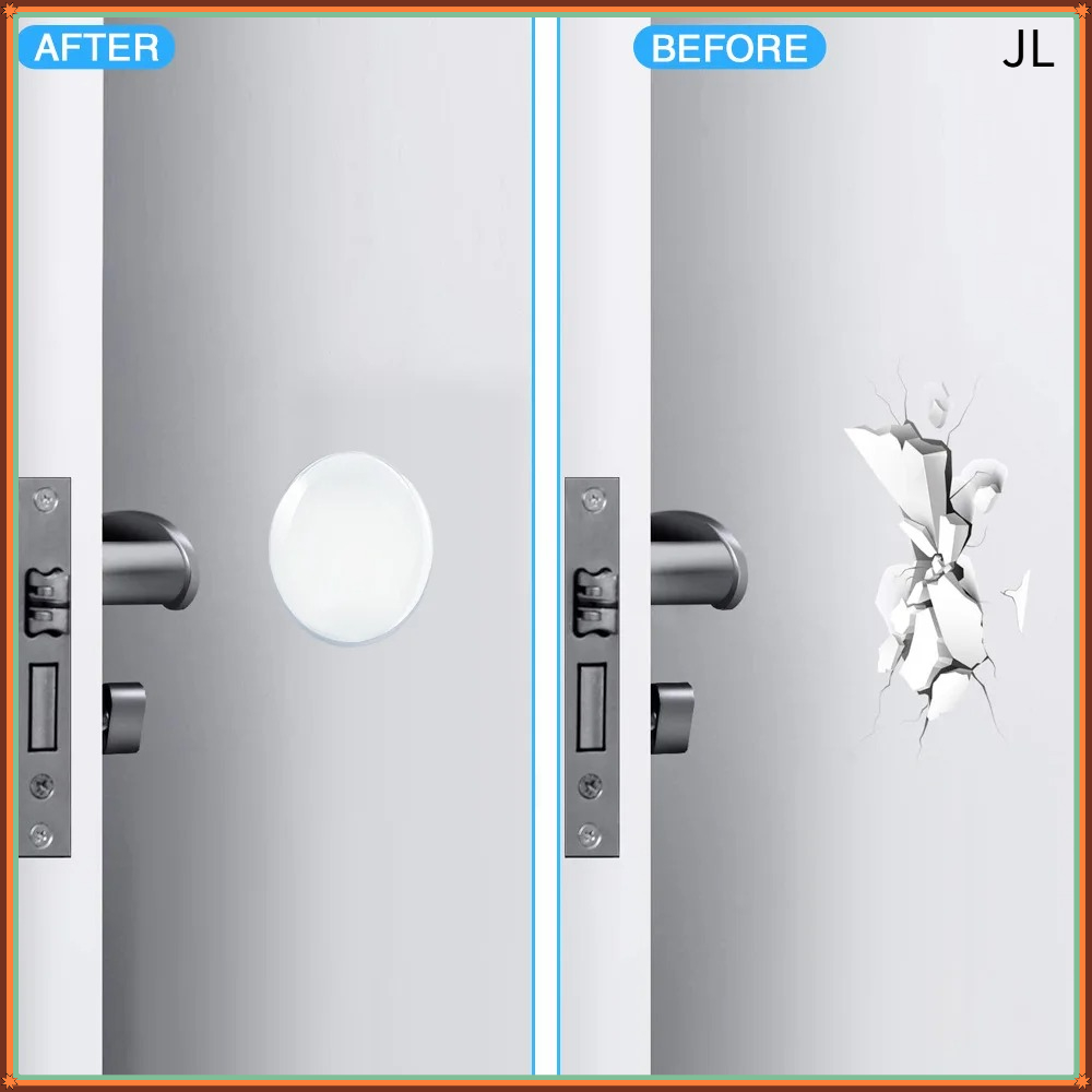 Door Stopper Rubber - 1/5個入り ドアストッパー ハンドルバンパー シリコン製 自己粘着式 静音