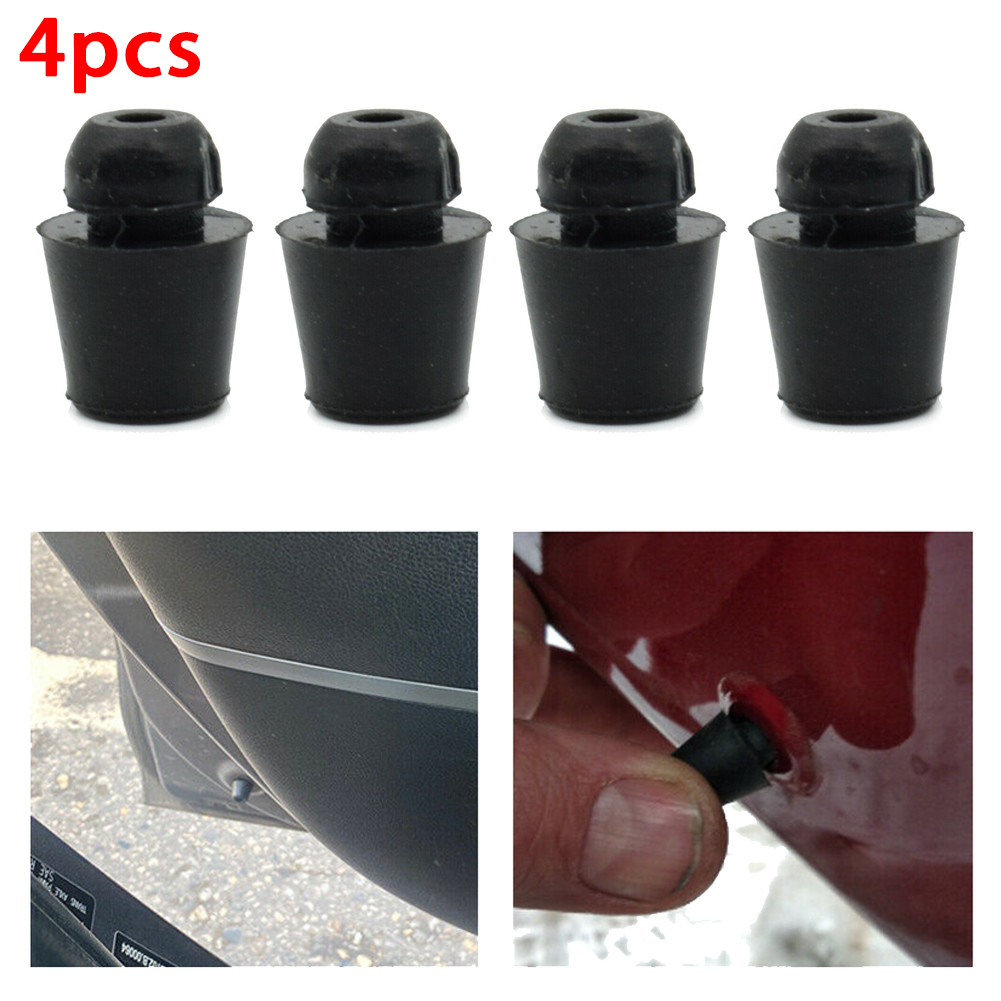 Door Stopper Rubber - 4 個ユニバーサル車のドアダンパーバッファパッドカバーアンチショックゴムストップドア保護クッションゴム内装部品アクセサリー