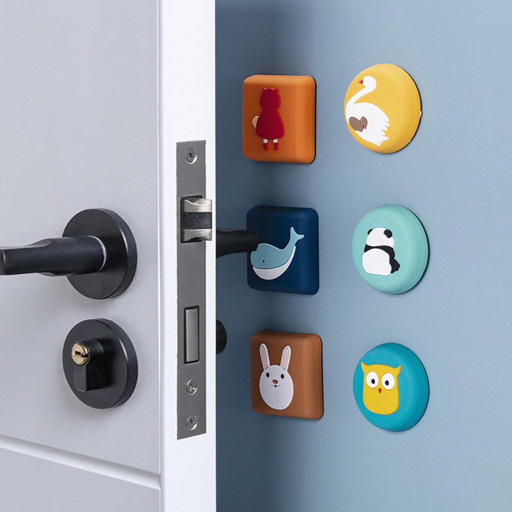 12 個のドアクラッシュパッド壁バンパーシリコン衝突防止漫画 - Door Stopper Rubber のレビューと価格