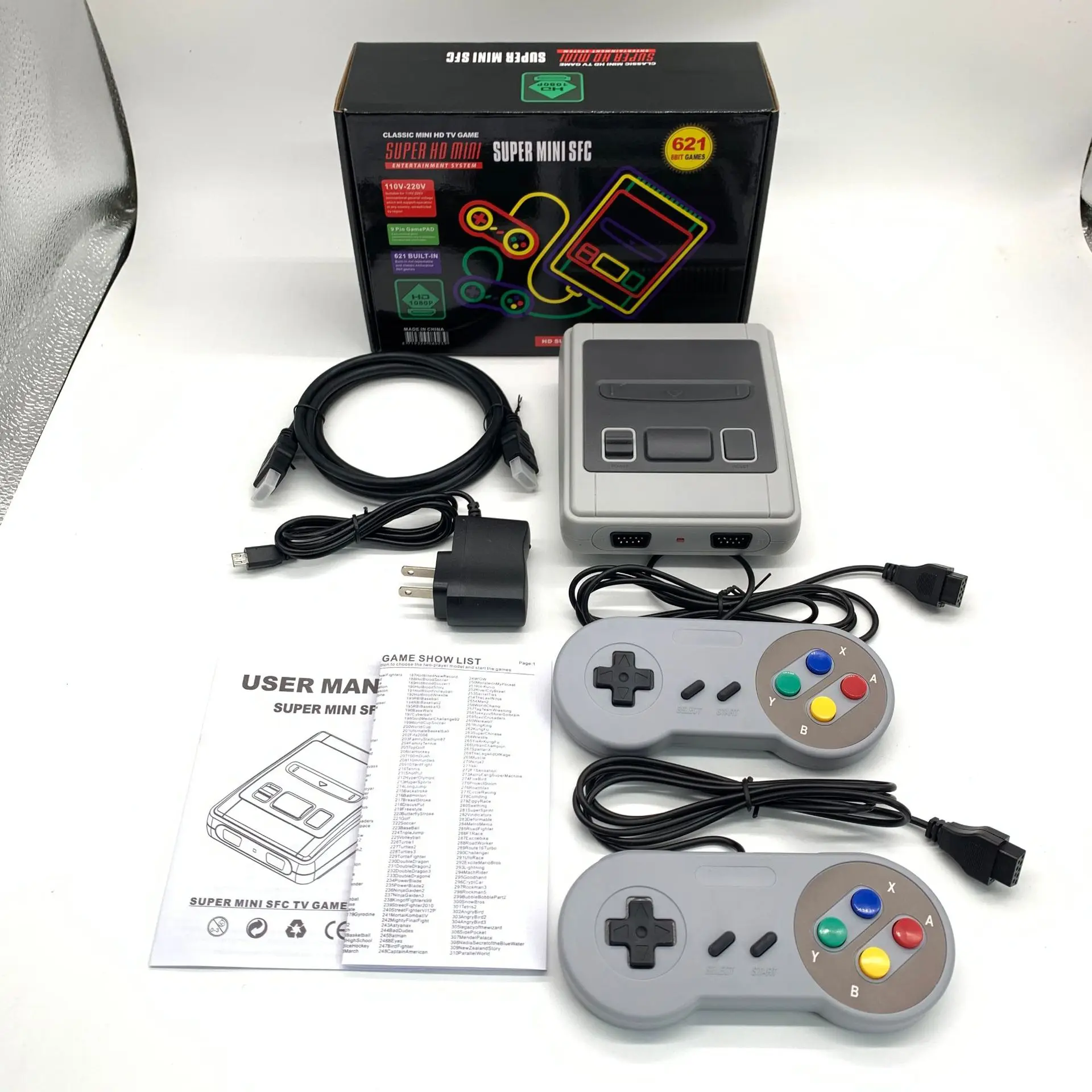 SFC621ミニレトロゲーム機、4K HDMI対応、SNES - Home Improvement Snes のレビューと価格
