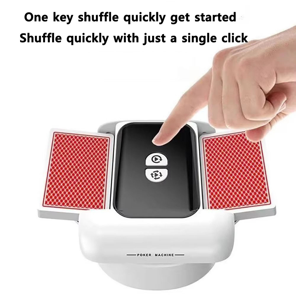 充電式自動カード シャッフル マシン電動ポーカー カード シ - Home Improvement Game のレビューと価格