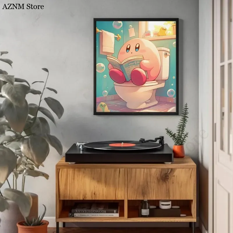 面白いバスルーム漫画ビデオゲームポスターかわいいアニメーショ - Home Improvement Game のレビューと価格