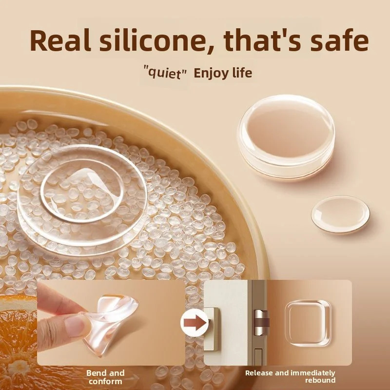 シリコーンキャビネットバンパーゴムダンパーバッファ耐衝撃家具 - Door Stopper Rubber のレビューと価格