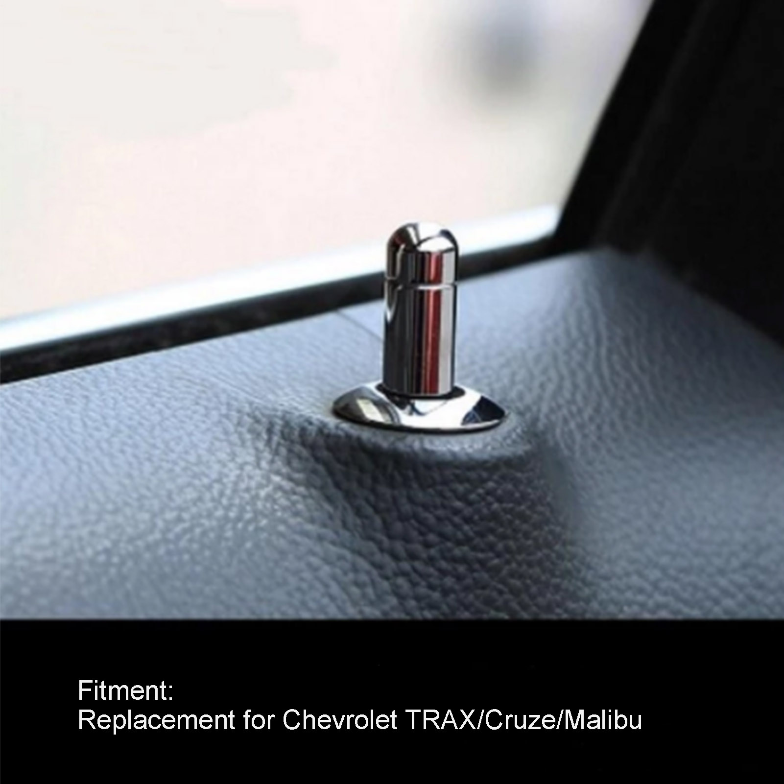車のドアロックノブ カバー付き ABS クローム交換用 シボ - Door Knob Replacement のレビューと価格