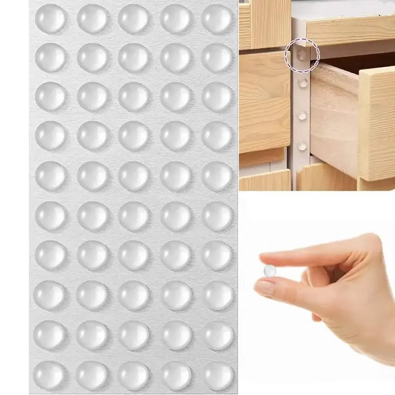 100 個自己粘着ドアストッパーゴムダンパーバッファキャビネ - Door Stopper Rubber のレビューと価格