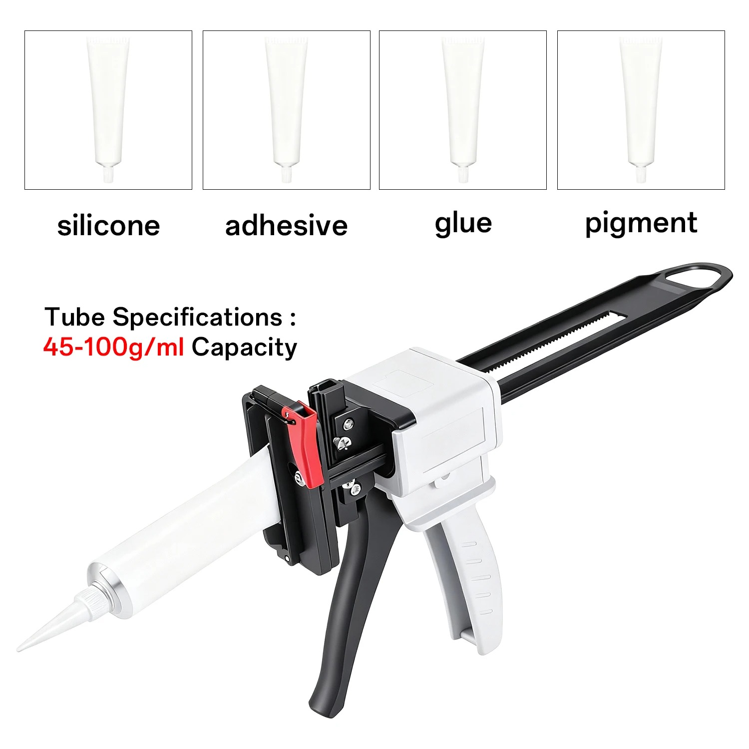 704シリコン手動グルーガン、歯磨き粉チューブガン、グルーデ - Caulking Gun Dispensing のレビューと価格
