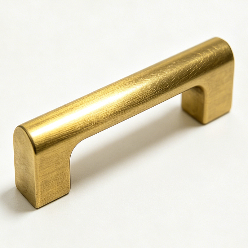 カスタム真鍮製ローレット加工ドアハンドルCNC機械加工高級キ - Cabinet Handle Pull のレビューと価格
