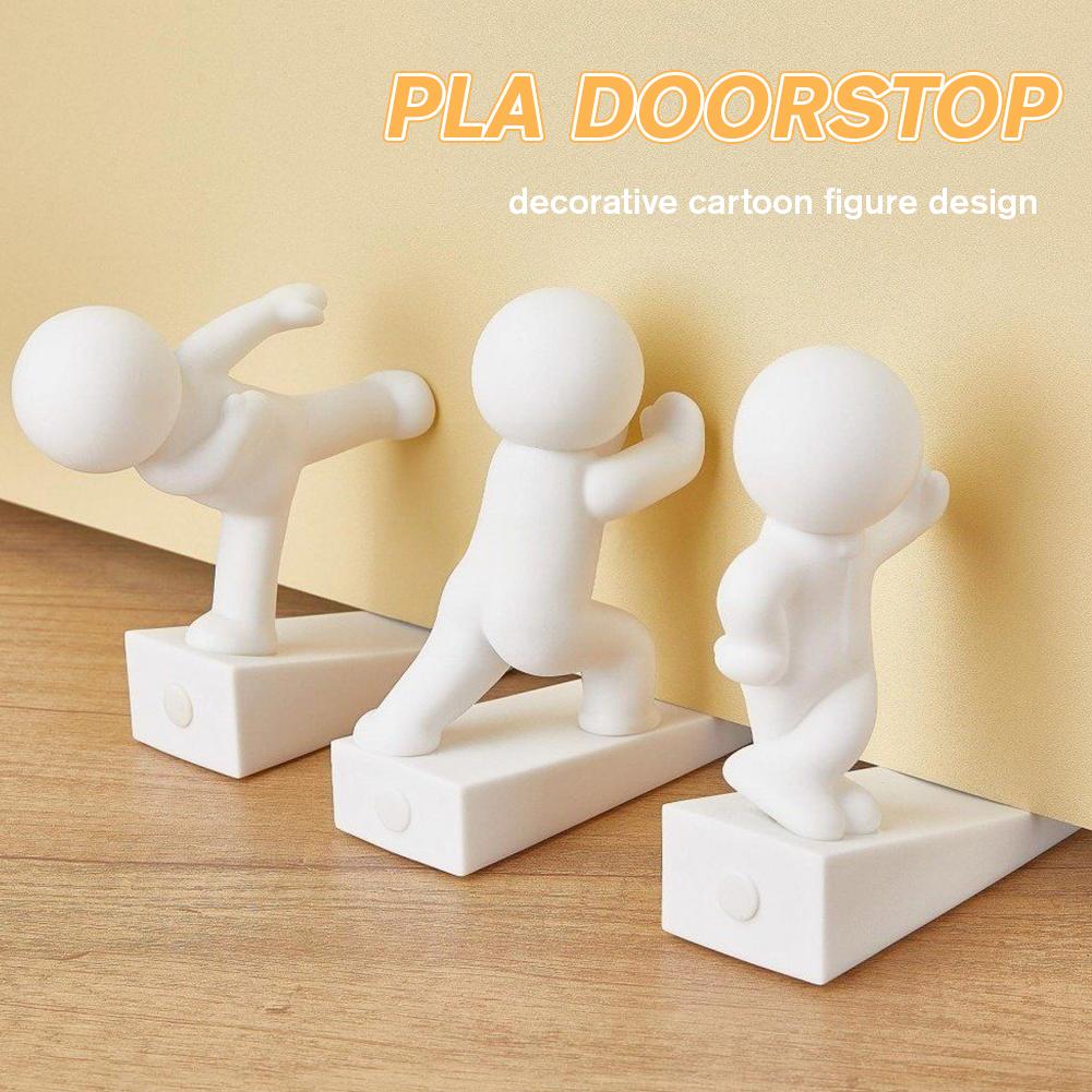 漫画風ドアストッパー 滑り止めシリコン製ドアストップ 穴あけ - Door Stopper Rubber のレビューと価格