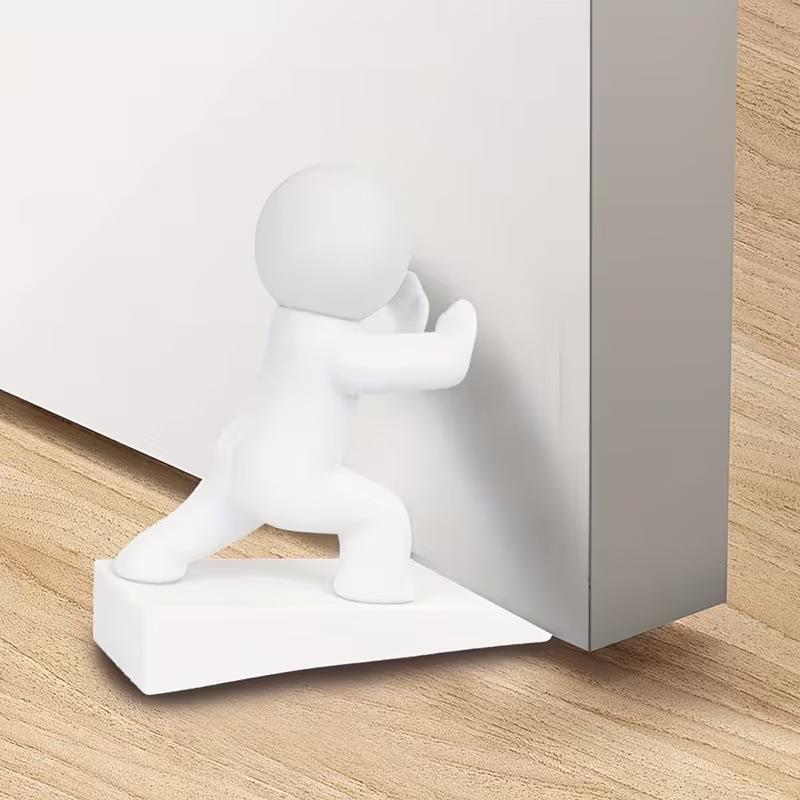 漫画風ドアストッパー 滑り止めシリコン製ドアストップ 穴あけ - Door Stopper Rubber のレビューと価格