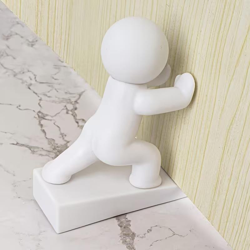 漫画風ドアストッパー 滑り止めシリコン製ドアストップ 穴あけ - Door Stopper Rubber のレビューと価格