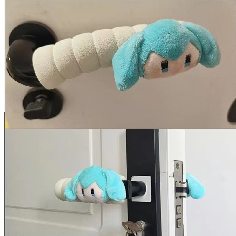 初音ミク ドアノブグローブ ハンドル保護カバー 衝突防止パッ - Door Knob Replacement のレビューと価格