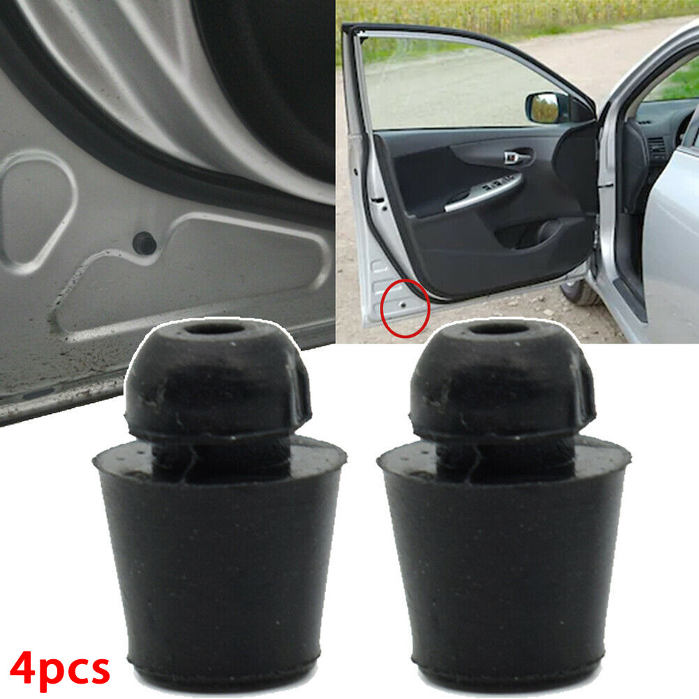 4 個ユニバーサル車のドアダンパーバッファパッドカバーアンチ - Door Stopper Rubber のレビューと価格