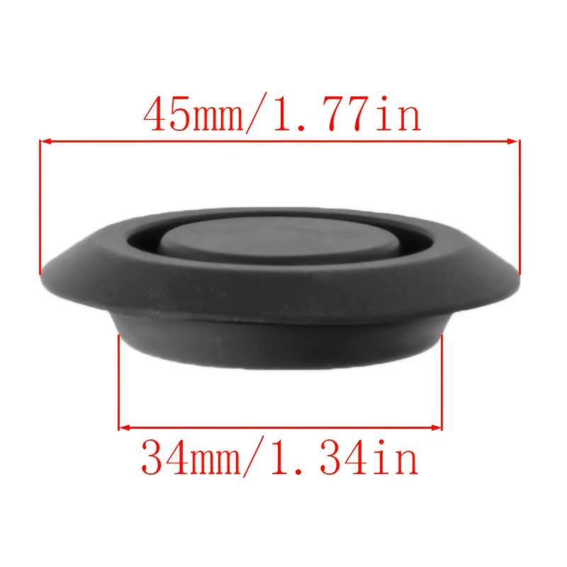 4 パックドアゴムプラグ穴プラグ車のシャーシダストプラグ黒ゴ - Door Stopper Rubber のレビューと価格
