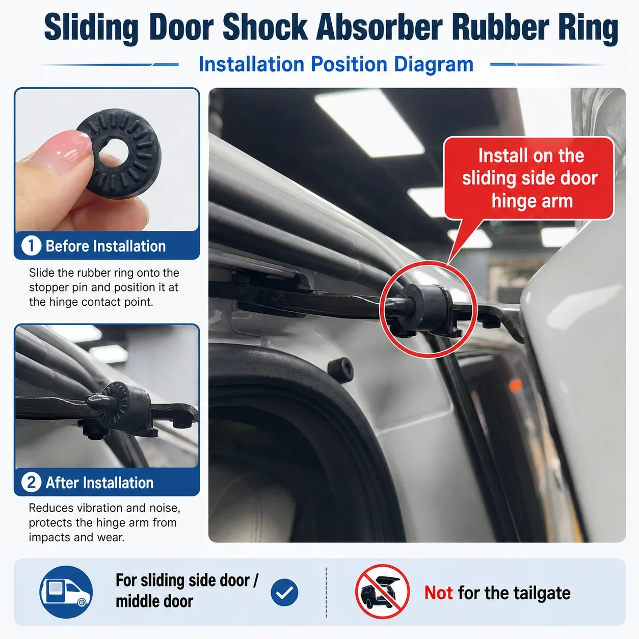 車のドアストッパークッションリングトヨタアルファードヴェルフ - Door Stopper Rubber のレビューと価格