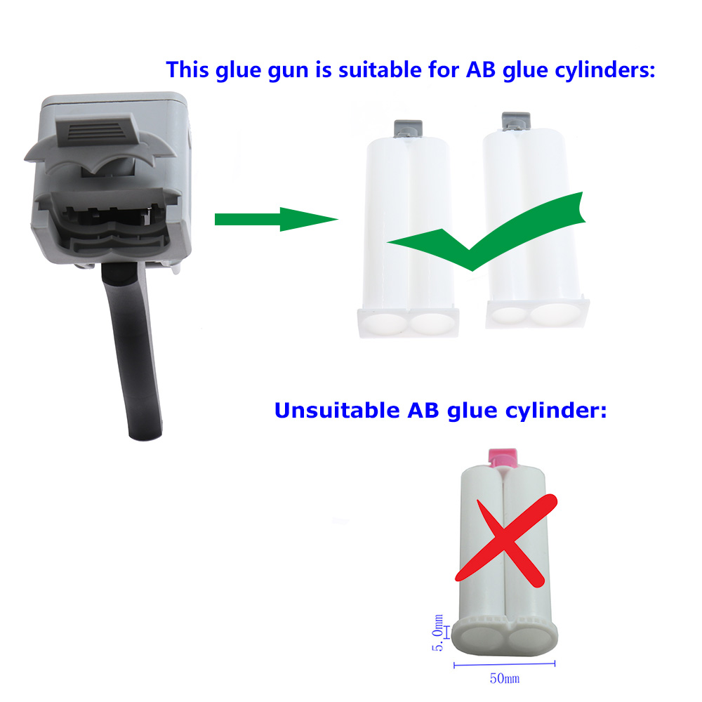 50 ミリリットル 2 成分 AB エポキシシーラント接着剤 - Caulking Gun Dispensing のレビューと価格