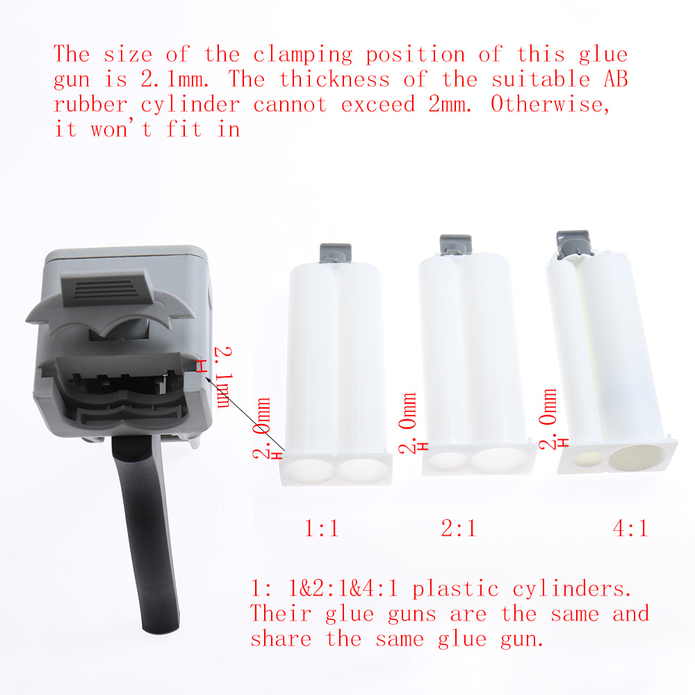 50 ミリリットル 2 成分 AB エポキシシーラント接着剤 - Caulking Gun Dispensing のレビューと価格