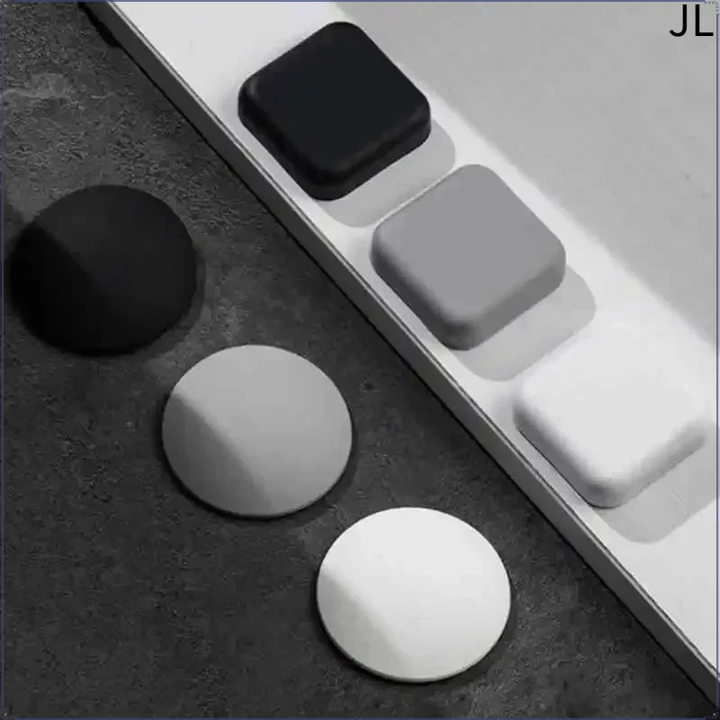 1/2個入りシリコン製ドアストッパー、ゴム製緩衝材、自己粘着 - Door Stopper Rubber のレビューと価格