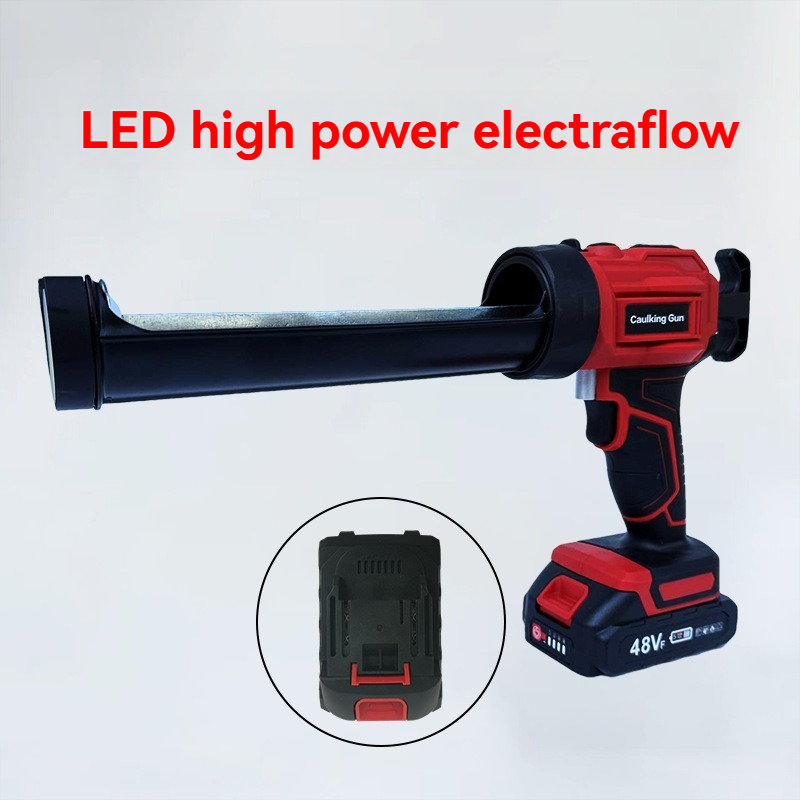 LEDライト付きコードレス電動コーキングガン、21Vリチウム - Caulking Gun Dispensing のレビューと価格